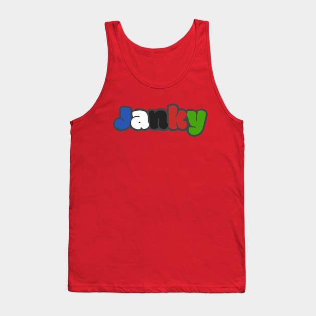 Janky | WUBRG JANKY MTG COLORS Tank Top by ChristophZombie